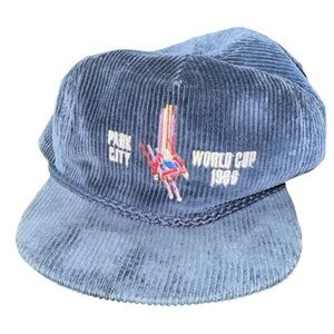 Park City Utah Corduroy Truckers Hat 80's
Vintage
